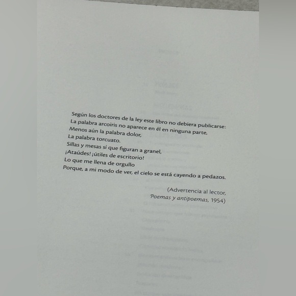 Ecopoemas Nicanor Parra : El Cielo Se Está Cayendo a Pedazos. Spanish Edition - Picture 7 of 10